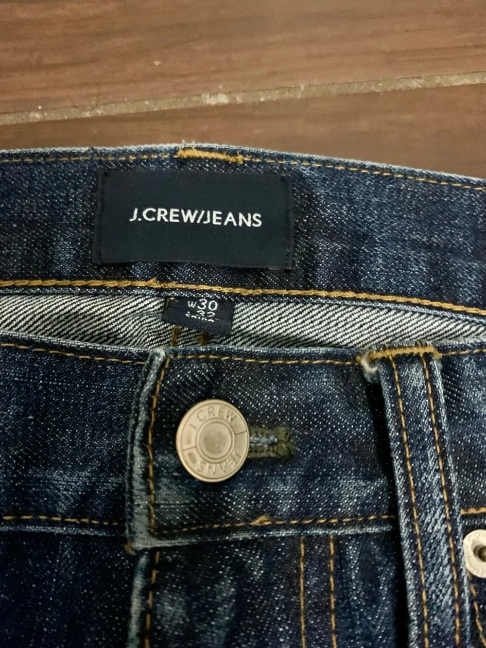 J. Crew Slim Straight Dark Indigo 30/32 Jeans